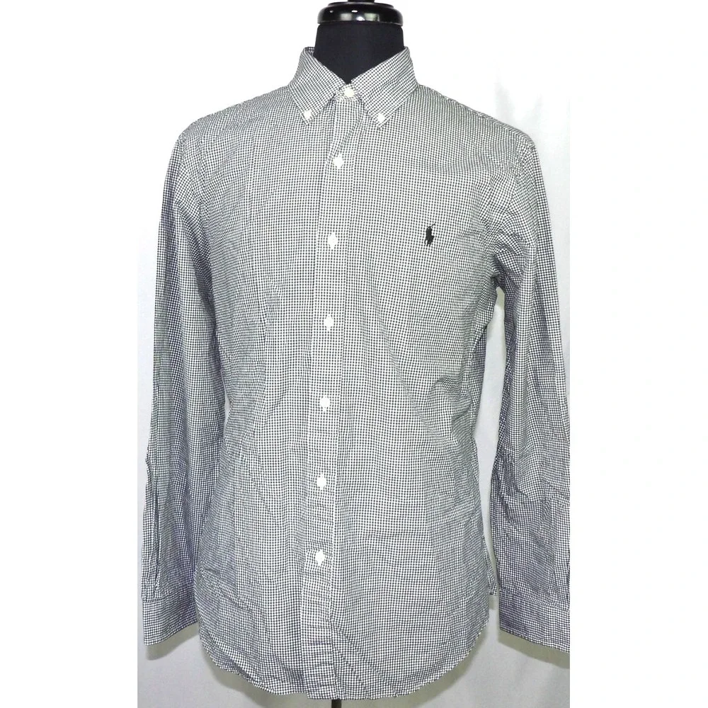 Polo Ralph Lauren Long Sleeved Checkered Casual Button Up Shirt Men's Large